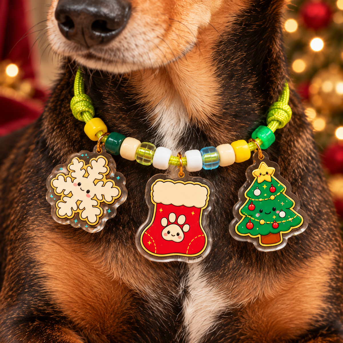 PAWDORA Christmas Charm Collar · Trio