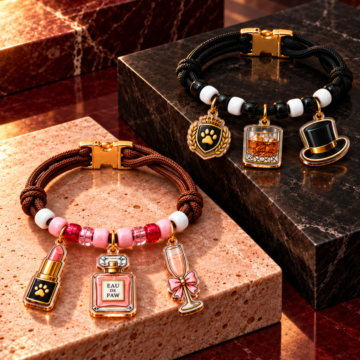PAWDORA Charm Collar · Trio