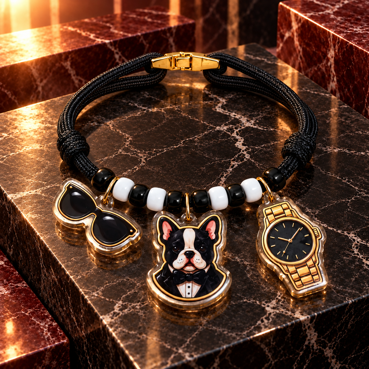 PAWDORA Charm Collar · Trio